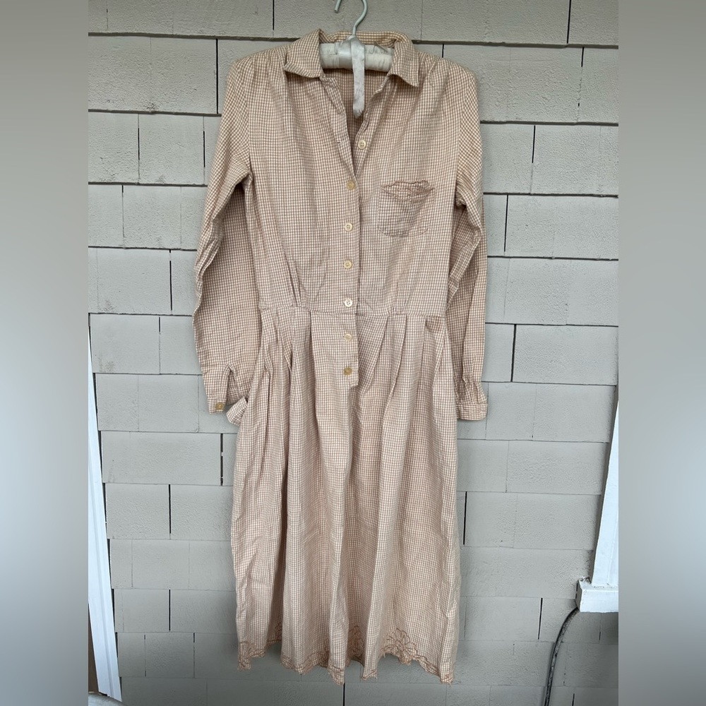 Vintage 1970’s French Connection gingham dress
